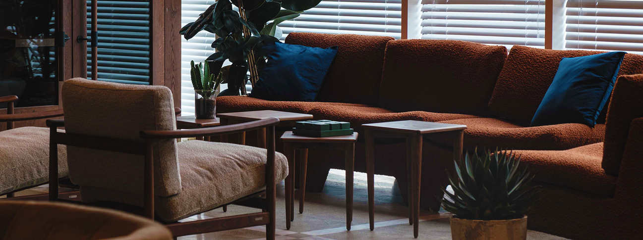 living room with sofa